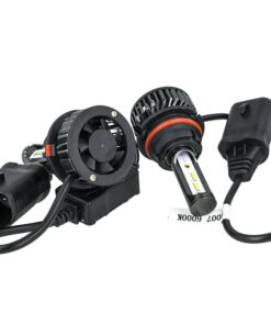 Kit Full Led Cob HB5 9007 HB1 9004 26W Reale 12V Con Ventola Raffreddamento Silenziosa Attacco Regolabile 2200 Lumen