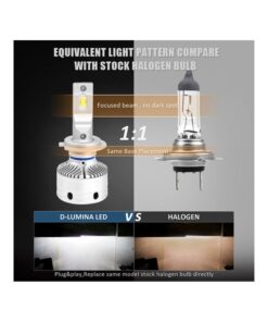 Kit Full Led H7 12V 50W 8000 Lumen Canbus All In One IP65 Dissipazione a Ventola