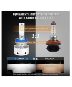 Kit Full Led H8 H11 12V 50W 8000 Lumen Canbus All In One IP65 Dissipazione a Ventola