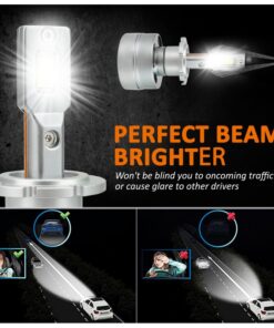 Kit Full Led Premium D2S D2R 80W 6000K 12000 Lumen 100% Canbus Piu Luminoso