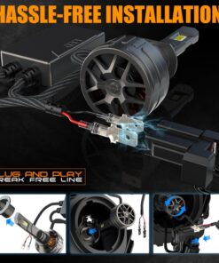 Kit Full Led Premium H1 80W 12V 24V 6000K 18000 Lumen 100% Canbus Piu Luminoso