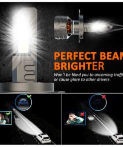 Kit Full Led Premium H4 80W 12V 24V 6000K 18000 Lumen 100% Canbus Piu Luminoso