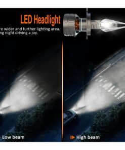 Kit Full Led Premium H4 80W 12V 24V 6000K 18000 Lumen 100% Canbus Piu Luminoso