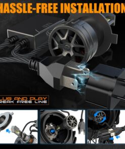 Kit Full Led Premium H4 80W 12V 24V 6000K 18000 Lumen 100% Canbus Piu Luminoso