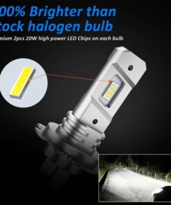 Kit Full Led Compatto H7 12V 45W 6000 Lumen Canbus All In One IP65 Senza Ventola