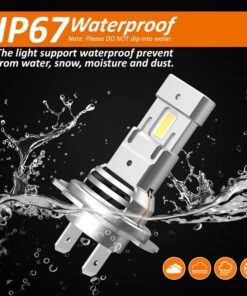 Kit Full Led Compatto H7 12V 45W 8000 Lumen Canbus All In One IP65 Dissipazione a Ventola