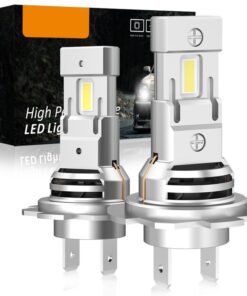 Kit Full Led Compatto H7 12V 45W 8000 Lumen Canbus All In One IP65 Dissipazione a Ventola