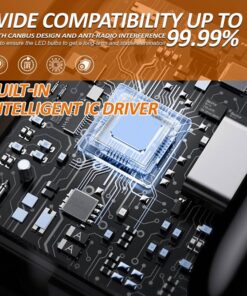 Kit Full Led Compatto H8 H11 12V 45W 8000 Lumen Canbus All In One IP65 Dissipazione a Ventola