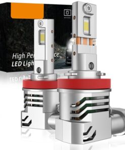 Kit Full Led Compatto H8 H11 12V 45W 8000 Lumen Canbus All In One IP65 Dissipazione a Ventola