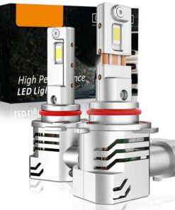 Kit Full Led Compatto HB3 9005 HB4 9006 12V 45W 8000 Lumen Canbus All In One IP65 Dissipazione a Ventola