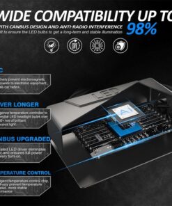 Kit Full Led Ultra Mini D3S D3R 70W 6000K 13000 Lumen 4 Volte Piu Luminoso Rispetto Xenon