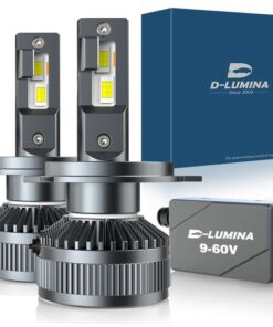 Kit Full Led Ultra Mini H4 130W 12V 24V 6000K 13000 Lumen IP67 100% Canbus Piu Luminoso