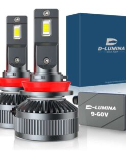 Kit Full Led Ultra Mini H8 H9 H11 130W 12V 24V 6000K 13000 Lumen IP67 100% Canbus Piu Luminoso