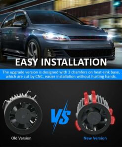 Kit Full Led Ultra Mini H7 Specifico VAG Per VW Golf 7 130W 12V 24V 6000K 13000 Lumen IP67