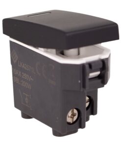 Interruttore Unipolare 1P 16A Con Indicatore Luce Led Colore Bianco Compatibile Con Bticino Living e Vimar Plana