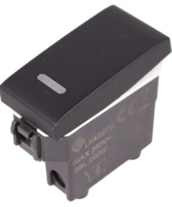 Alternative view of Interruttore Unipolare 1P 16A Con Indicatore Luce Led Colore Bianco Compatibile Con Bticino Living e Vimar Plana