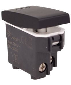 Interruttore Unipolare 1P 16A Con Indicatore Luce Led Colore Bianco Compatibile Con Bticino Living e Vimar Plana