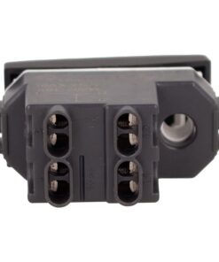 Alternative view of Interruttore Bipolare 2P 16A Colore Nero Compatibile Con Bticino Living e Vimar Plana