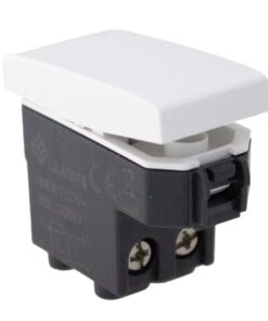 Invertitore 1P 16A Colore Bianco Compatibile Con Bticino Living e Vimar Plana