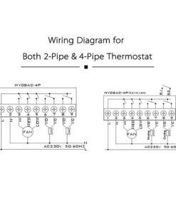 Termostato WIFI Per Aria Condizionata Schermo LCD a 4 Tubi Aria Fredda Calda e Ventilazione Fan Coil Thermostat Compatibile Con Amazon Alexa Echo 3A 220V