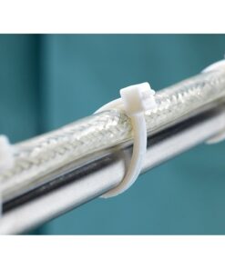 Alternative view of 100 Fascette Cablaggio 2.5x100mm Bianche Per Legare Fili e Cavi