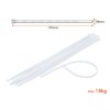 100 Fascette Cablaggio 3.5x150mm Bianche Per Legare Fili e Cavi