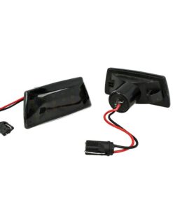 Kit Freccia Laterale a Led Side Marker Lente Nero Fume Luce Bianco Per Opel Vauxhall Adam Astra H J D Insignia Meriva B Zafira Chevrolet Cruze J300