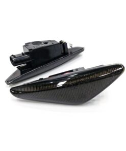 Kit Freccia Laterale a Led Side Marker Lente Nero Fume Luce Bianco Per BMW X5 E70 X3 F25 X6 E71 E46 OEM 63137171007 63137171008