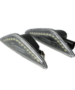 Kit Freccia Laterale a Led Side Marker Lente Trasparente Luce Arancione Per BMW X5 E70 X3 F25 X6 E71 E46 OEM 63137171007 63137171008