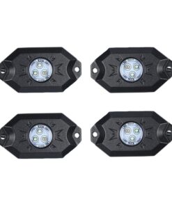 Alternative view of Kit Mini RGB Rock Light Bluetooth APP Sensore Musica Con 8 Luci Led 12V 24V IP68 Sottoscocca Per Jeep Off Road SUV Barca