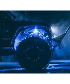 Kit Mini RGB Rock Light Bluetooth APP Sensore Musica Con 8 Luci Led 12V 24V IP68 Sottoscocca Per Jeep Off Road SUV Barca