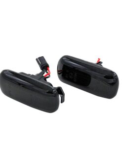 Kit Freccia Laterale a Led Side Marker Lente Nero Fume Luce Arancione Per Audi A3 S3 A4 S4 B6 B7 B8 A6 8N0949127A