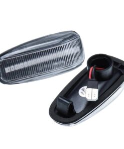 Kit Freccia Laterale a Led Side Marker Lente Trasparente Luce Arancione Per Mercedes Benz E W210 C W202 CLK W208 SLK R170 Vito W638