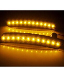 Kit 4 Frecce Laterale a Led Lente Fume Luce Arancione Anteriore e Rosso Posteriore Per Mini Cooper R56 R55 R57 R58 R59 R60 R61