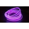 Stringa EL Striscia Neon Led Viola 5 Metri Flessibile Tagliabile Luce Decorativa Atmosfera Per Interno Auto Camion Camper Sfilata Moda