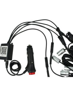 Kit Stringa EL Striscia Neon Led RGB Bluetooth APP Per Android Sensore Musica Con 5 Led Potente