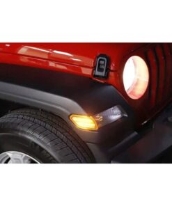 Kit Freccia Laterale a Led Side Marker Dinamica Lente Fume Per Jeep JL wrangler Dopo 2018