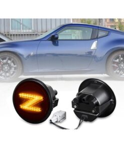 Kit Freccia Laterale a Led Side Marker Dinamica Lente Fume Nissan 370Z 2009-2015 26165-1EK0A Con Segno Z