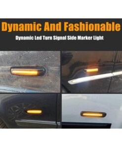 Kit Freccia Laterale a Led Side Marker Dinamica Lente Fume BMW E46 1998-2001 OEM 63132228592
