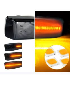 Kit Freccia Laterale a Led Side Marker Dinamica Lente Fume Mercedes Benz W201 W202 W124 OEM A1248200421