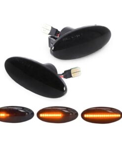 Kit Freccia Laterale a Led Side Marker Dinamica Lente Fume Nissan Qashqai X-trail Cube Juke Leaf Micra Note