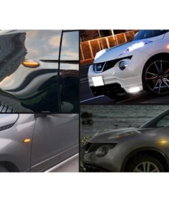Kit Freccia Laterale a Led Side Marker Dinamica Lente Fume Nissan Qashqai X-trail Cube Juke Leaf Micra Note