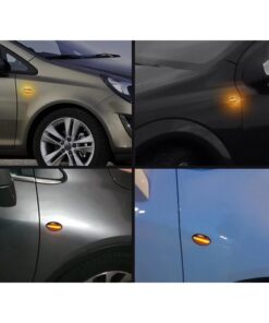 Kit Freccia Laterale a Led Side Marker Dinamica Lente Fume Opel Corsa C Combo Astra F Tigra Resistenza Inclusa