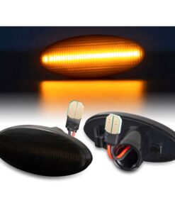 Kit Freccia Laterale a Led Side Marker Dinamica Lente Fume Per Opel Vectra B 1995-2002 Resistenza Inclusa