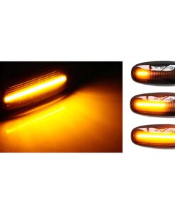 Kit Freccia Laterale a Led Side Marker Dinamica Lente Fume Opel Zafira A Astra G Resistenza Inclusa