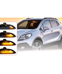 Kit Freccia Laterale a Led Side Marker Dinamica Lente Fume Opel Mokka X Chevrolet Trax Resistenza Inclusa