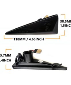 Kit Freccia Laterale a Led Side Marker Dinamica Lente Fume Renault Avantime Espace IV Megane II Scenic