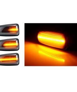 Kit Freccia Laterale a Led Side Marker Dinamica Lente Fume Peugeot 106 II 306 406 806 Citroen Berlingo Fiat Scudo Ulysse