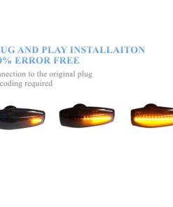 Kit Freccia Laterale a Led Side Marker Dinamica Lente Fume Hyundai i10 Sonata Tucson Terracan Trajet Matrix