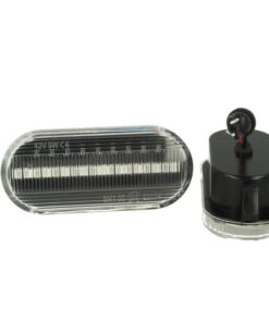 Kit Freccia Laterale a Led Side Marker Dinamica Lente Trasparente VW Golf 3 4 Bora Lupo Passat Polo Sharan Vento